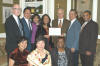 Dr. Fatemah Remedios C. Balbin, center, recipient of the Golden Honorary Medal of the I.P.O. -- Roanoke, Va., USA, 17 December 2006