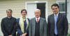 Dr. Hans Kchler, President of the I.P.O., center, with Dr. Ioannis N. Grigoriadis, Asst. Professor at the Dept. of Political Science, Bilkent University (Ankara), right, and Mrs. Minhas Majeed Khan, Lecturer at the Dept. of International Relations, University of Peshawar (Pakistan), at his right, and Mr. Khan, left, at the Inter-cultural Dialogue Center (KADIM) in Istanbul, 6 May 2011